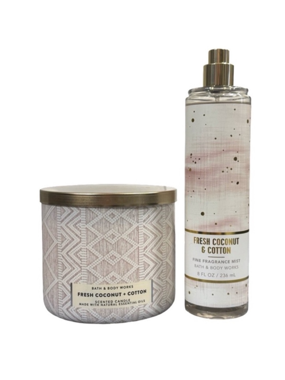 Fresh Coconut and Cotton Set